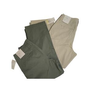 NwT 2 Pairs size 6 Women's High-Rise Wide Leg Cropped Pants - A New Day